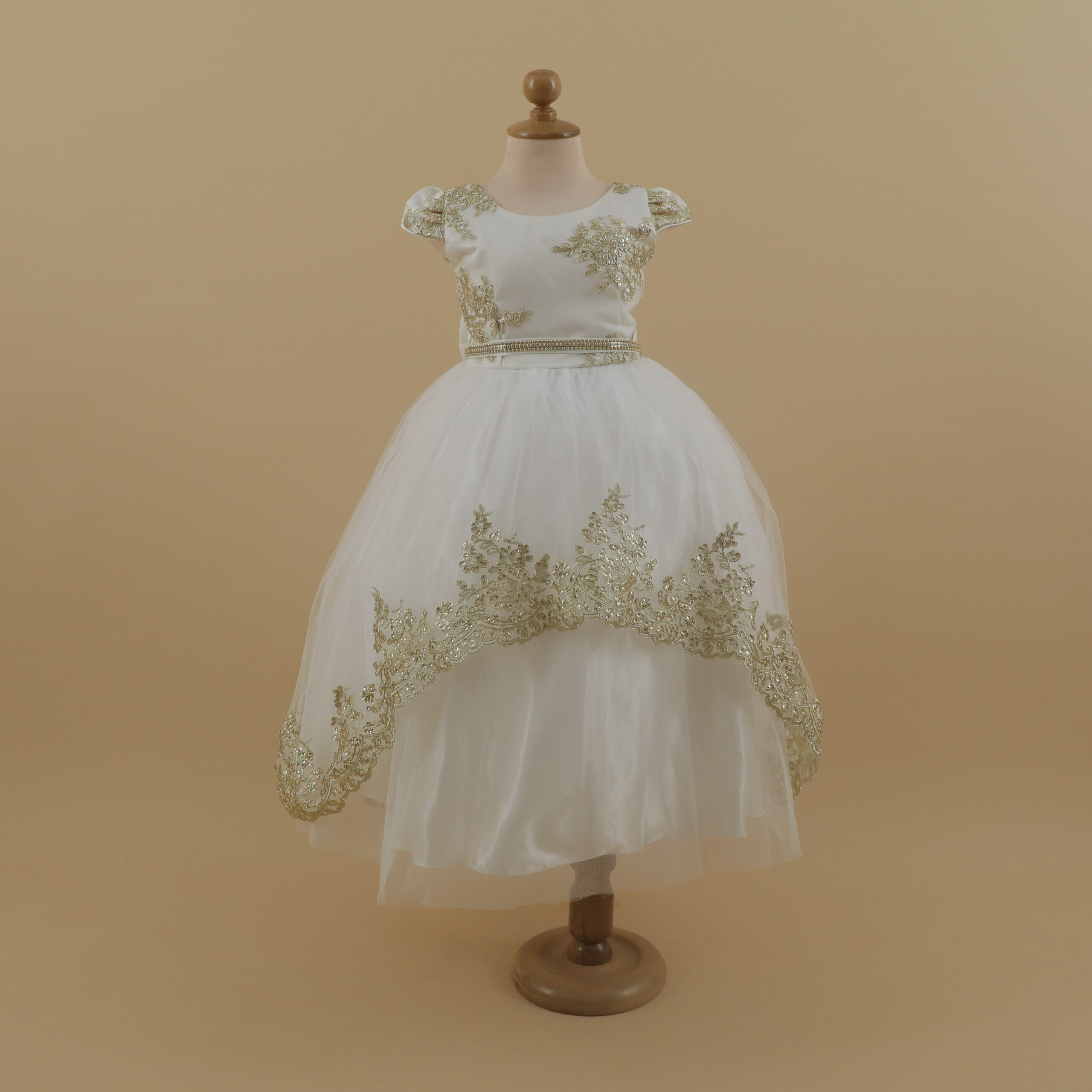 vestido para bautizo niñas tela saten color blanco - María Paz vestido para bautizo niñas tela saten color blanco - María Paz