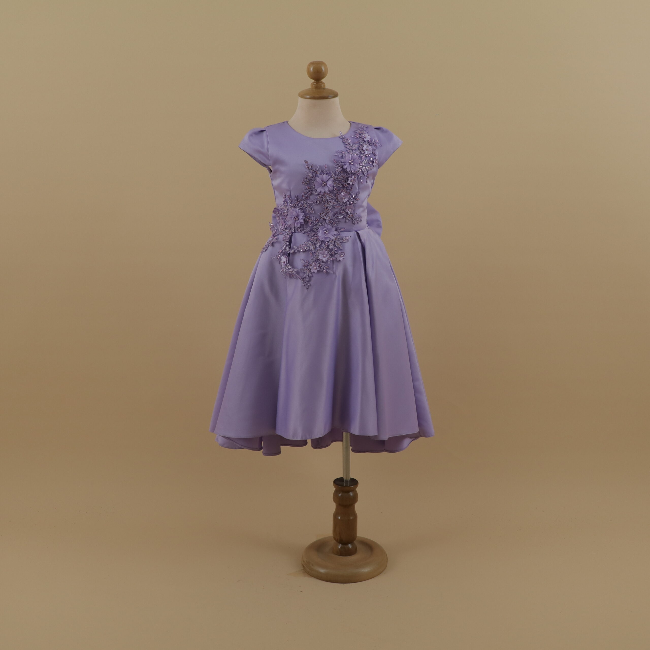 vestido para niñas con encajes 3d color Lila - Puca vestido para niñas con encajes 3d color Lila - Puca
