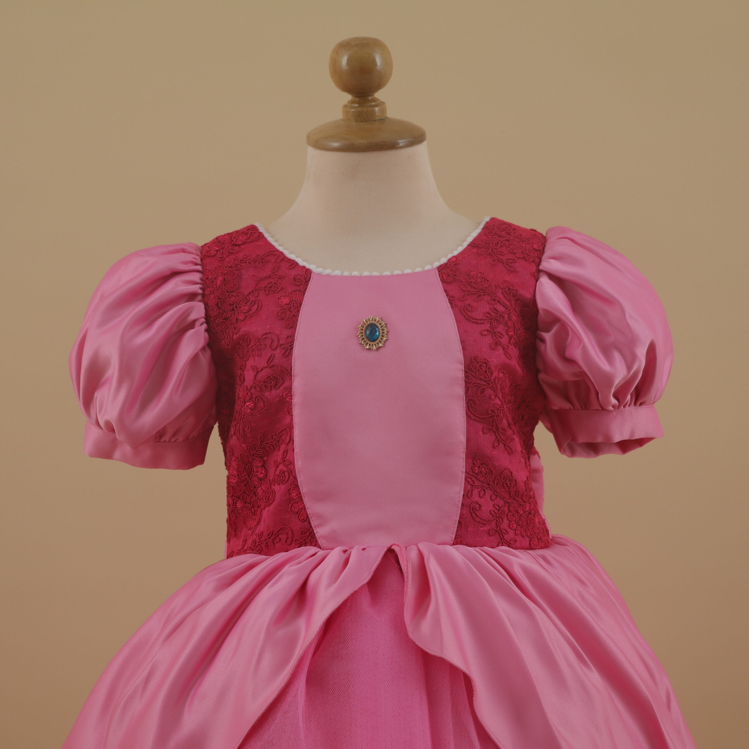 vestido princesa peach niñas vestido princesa peach niñas
