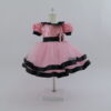 vestido para niñas Minnie rosado