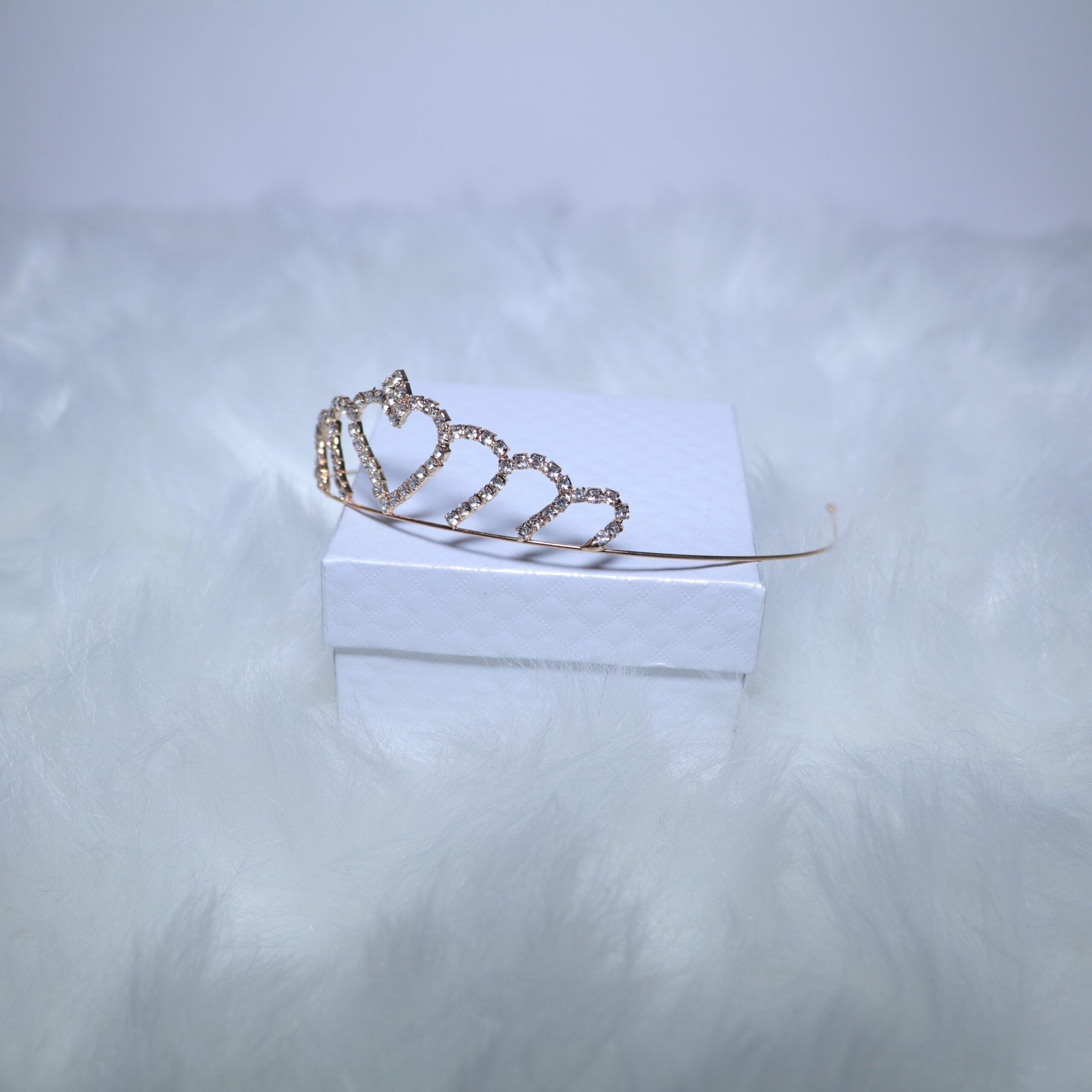 corona AE1 corazon oro fantasia diamantes imitacion