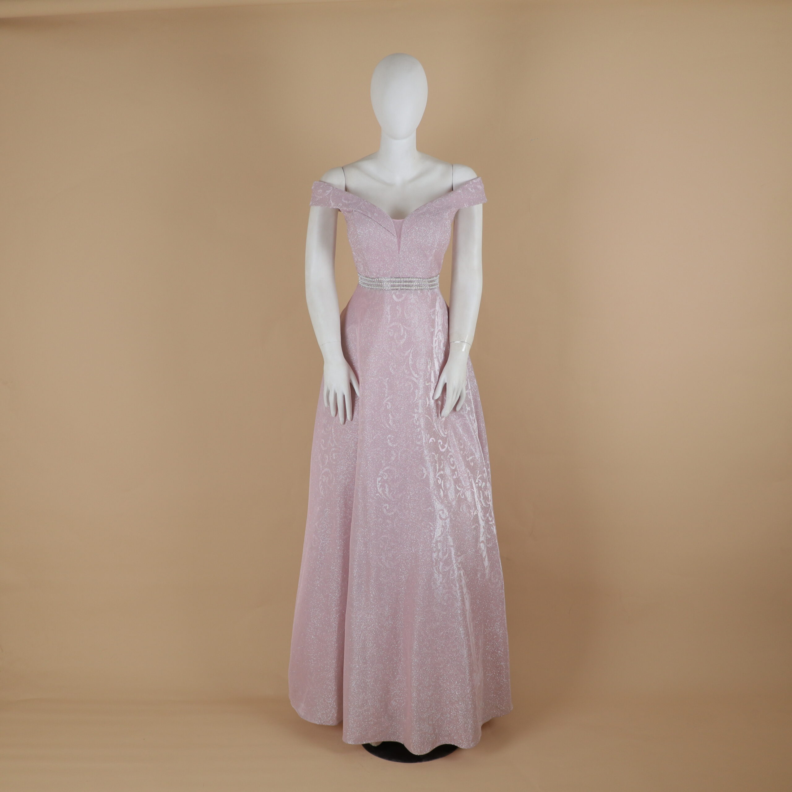 vestido tela tornasolada escote en v color rosado - Yesenia vestido tela tornasolada escote en v color rosado - Yesenia