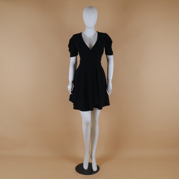 vestido en tela lame color negro - Lyana