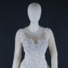 Vestido novias tela tul español escote corazon color ivory - Zarella