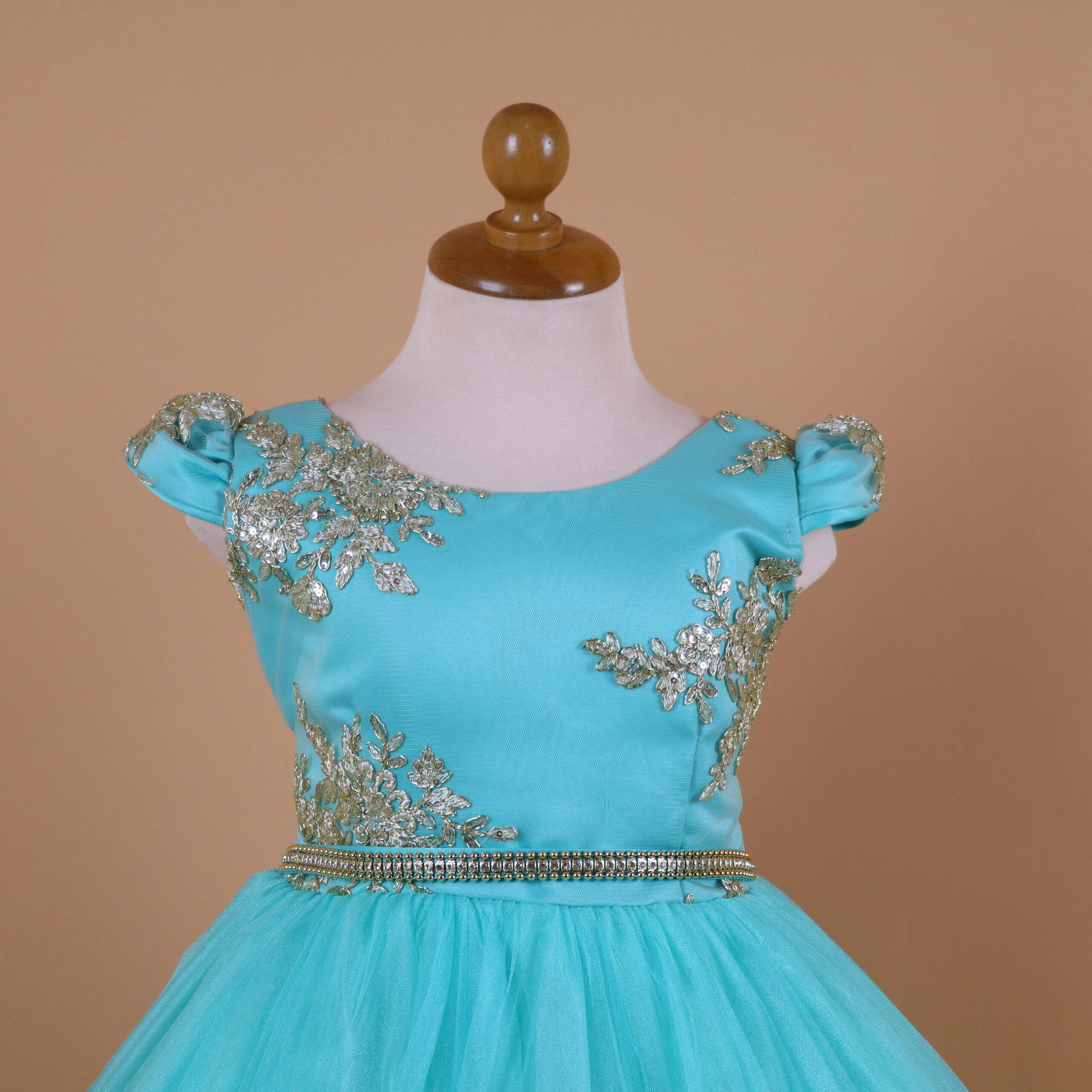 vestido niñas color verde agua - SOL