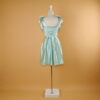vestido tela saten con cierre y corset color verde olivo - Tiana vestido tela saten con cierre y corset color verde olivo - Tiana