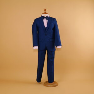 terno para niños tela manchester jacket color azul barcelona - Junior