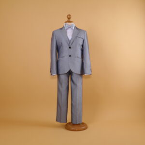 terno plateado para niños bolsillo recto - Adrielito 2