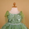 vestido para niñas bruselas 3D color verde olivo - Alexa