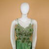 vestido tela versace escote corazon color verde olivo - Stefanny vestido tela versace escote corazon color verde olivo - Stefanny